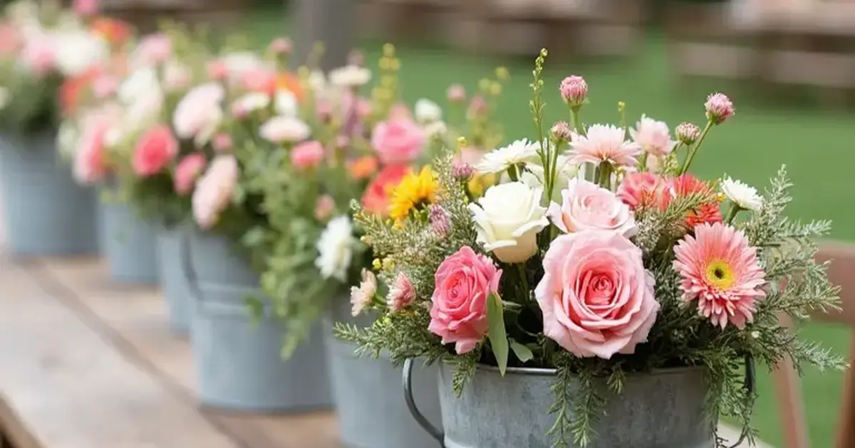 22 rustic wedding centerpieces