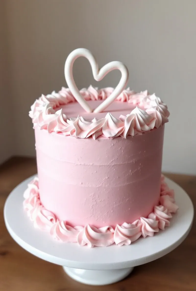 Simple Pink Cake