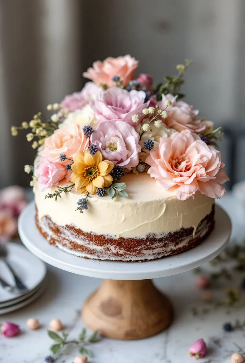 Floral Buttercream Cake