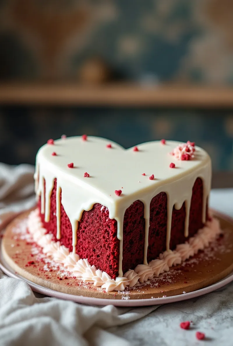 Heart-Shaped Cake
