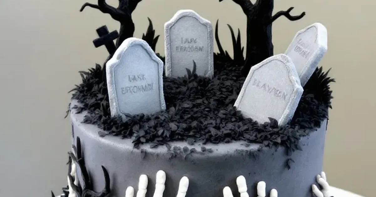 gothic birthday cakes ideas