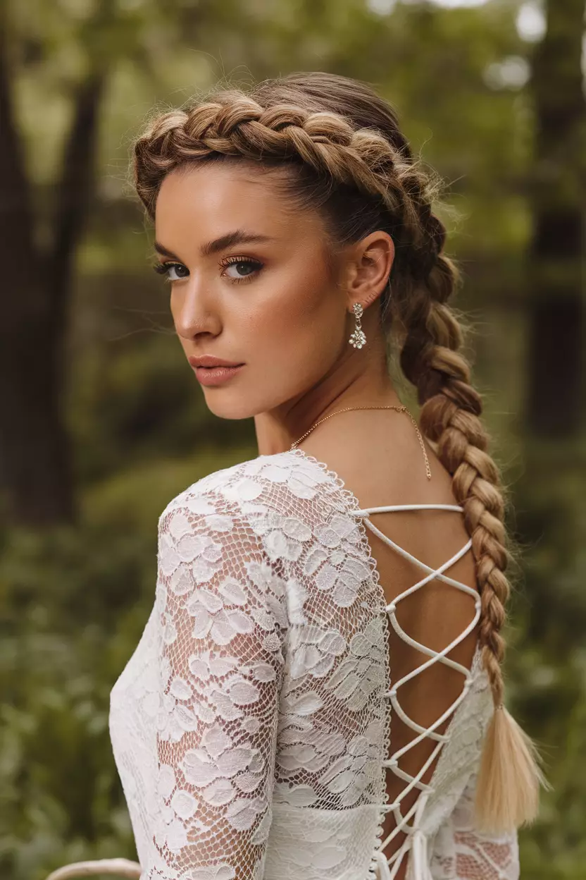Bubble Braid Wedding Guest Hair A beautiful woman with a bubble braid ponytail hairstyle, a fun look for a summer wedding guest.
