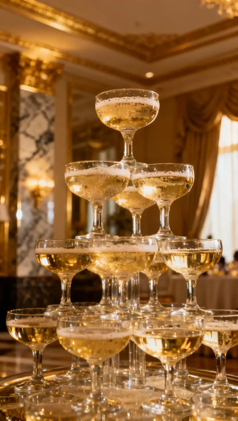 Champagne Tower Displays