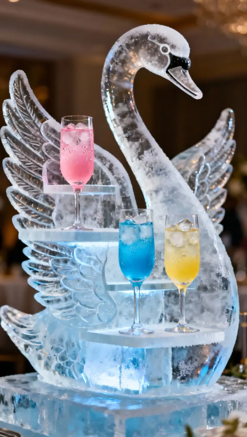 Ice Sculpture Cocktail Stations