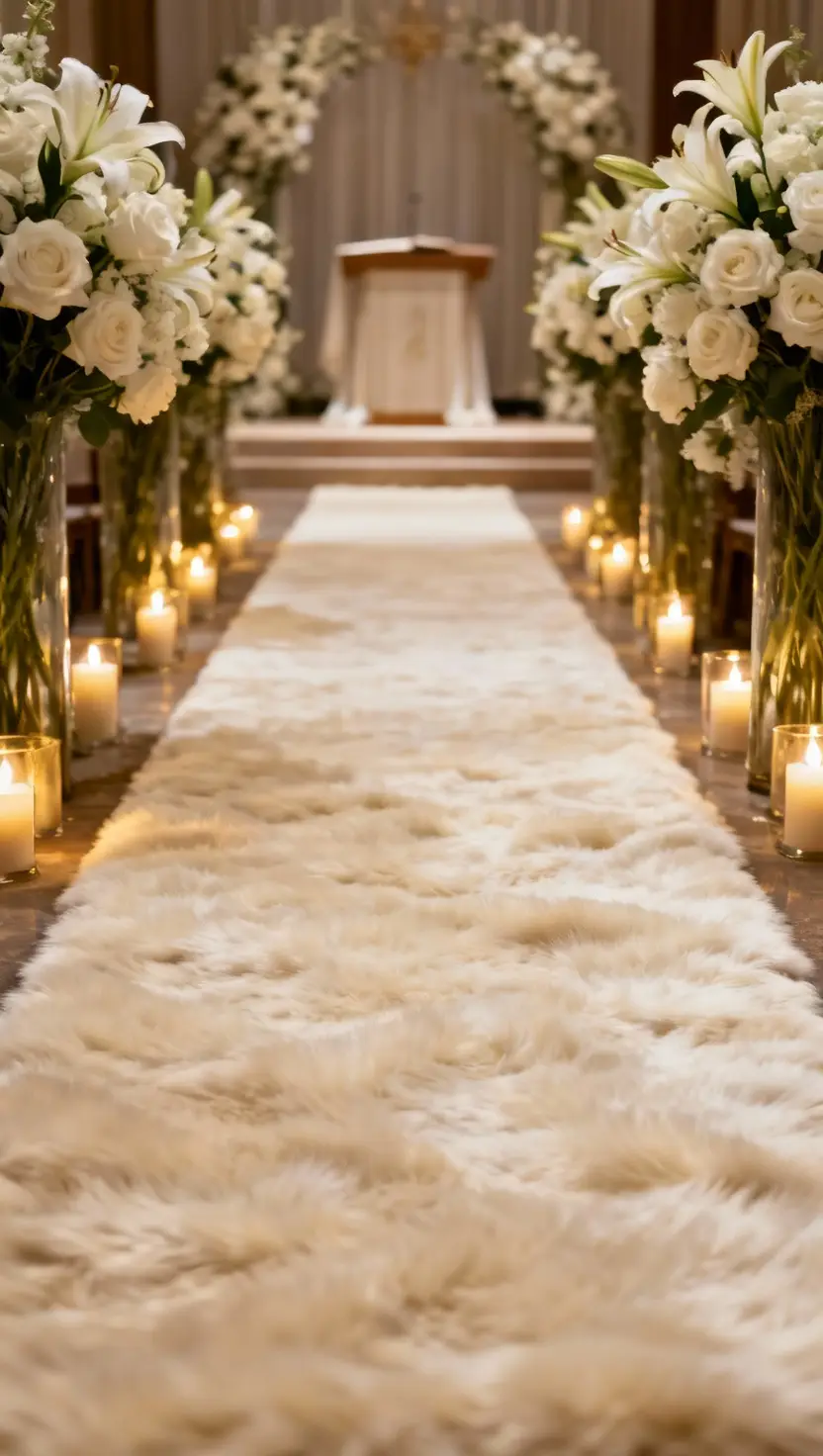 Plush Carpet Aisle Runners