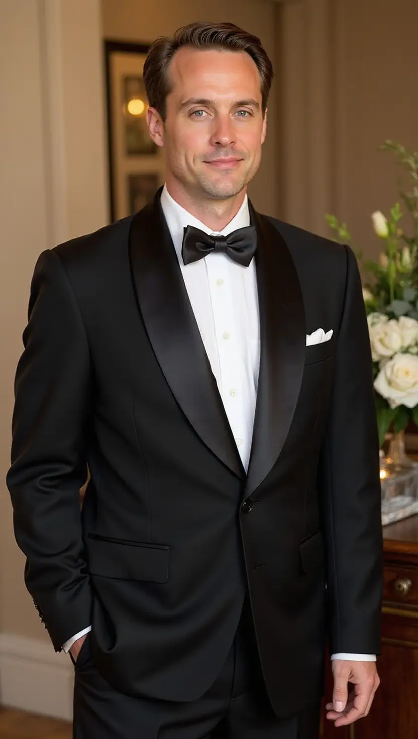 Tuxedo With Shawl Collar