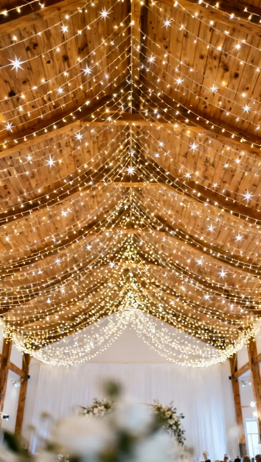 Twinkling String Light Installations